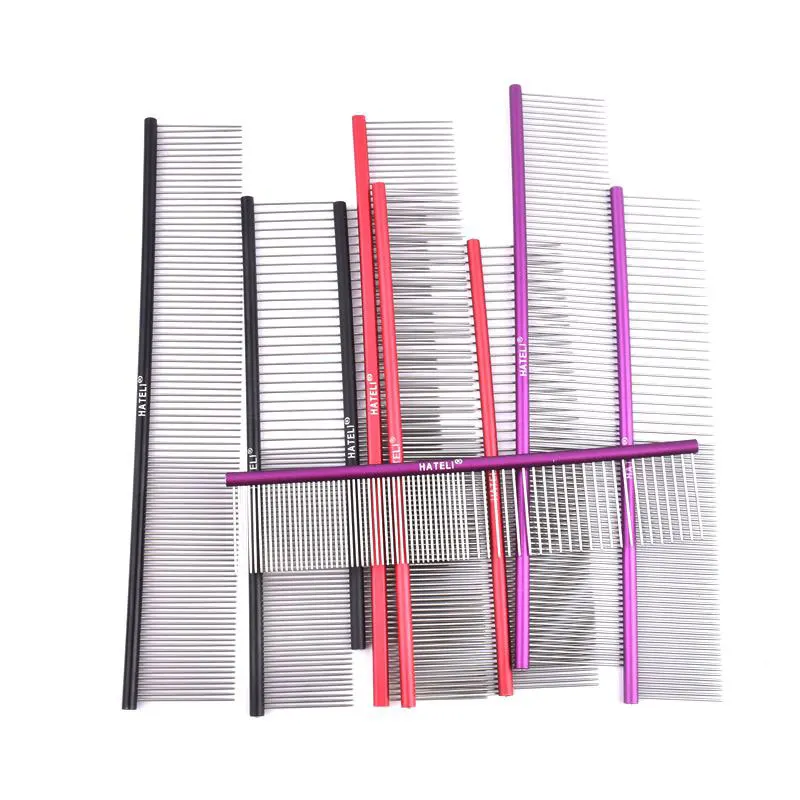 Pente de Alumínio para Cães e Gatos de 16 cm para Remover Pelos - Image 4