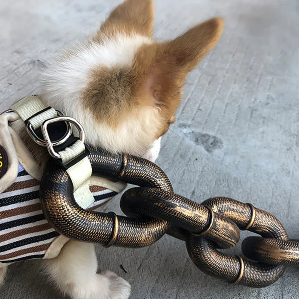 Coleira Corrente para Cães de Plástico com 1,5 m - Imagem 2