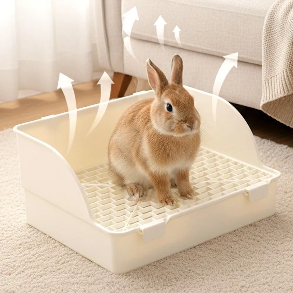 Bandeja Sanitária para Coelhos 27x20x15 cm de Plástico Destacável - Imagem 3