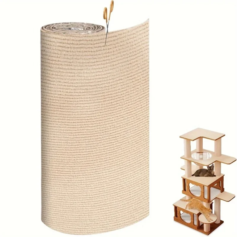 Tapete Arranhador para Gatos Autoadesivo 30x100 cm para Proteger Móveis - Imagem 2