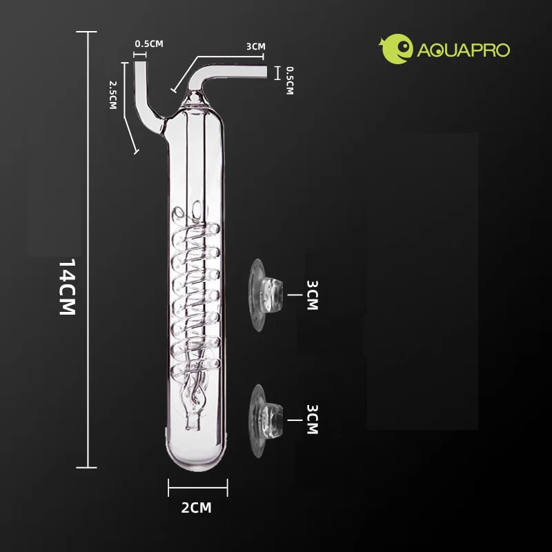 Difusor de CO2 para Aquário com Contador de Bolhas em Vidro - Imagem 3