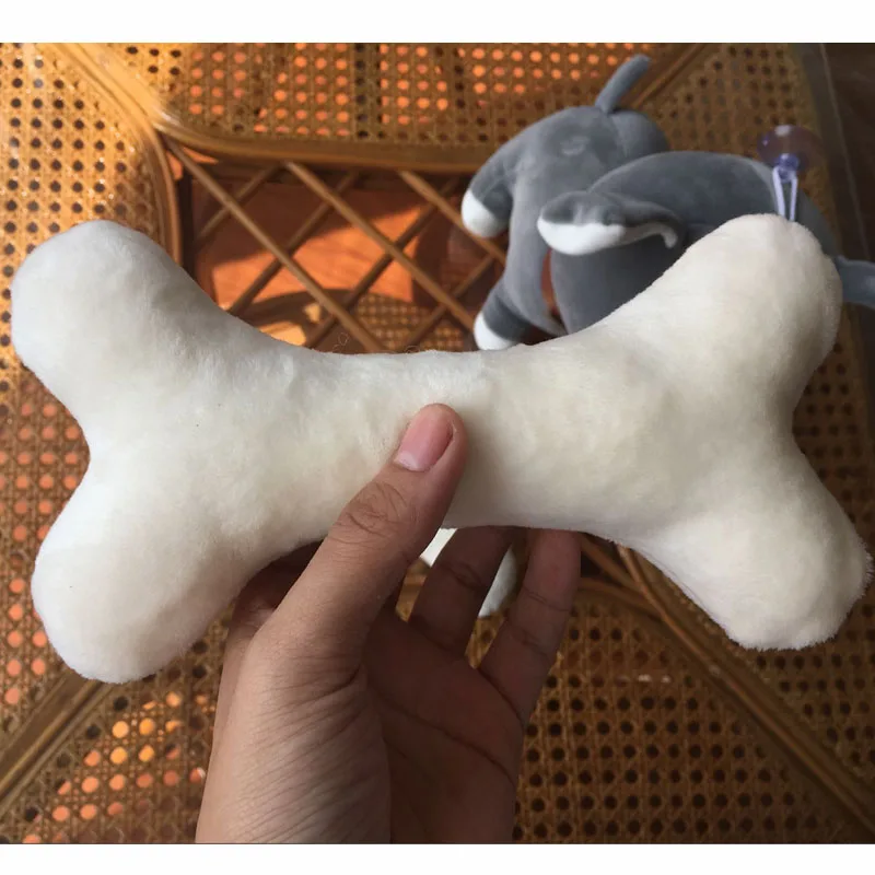 Brinquedo de Pelúcia para Cães em Formato de Osso - Imagem 3