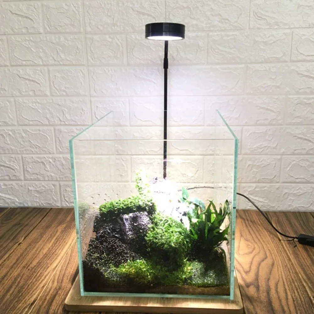 Lâmpada LED para Aquário 10 W com Placa de Madeira Altura Retrátil - Imagem 3