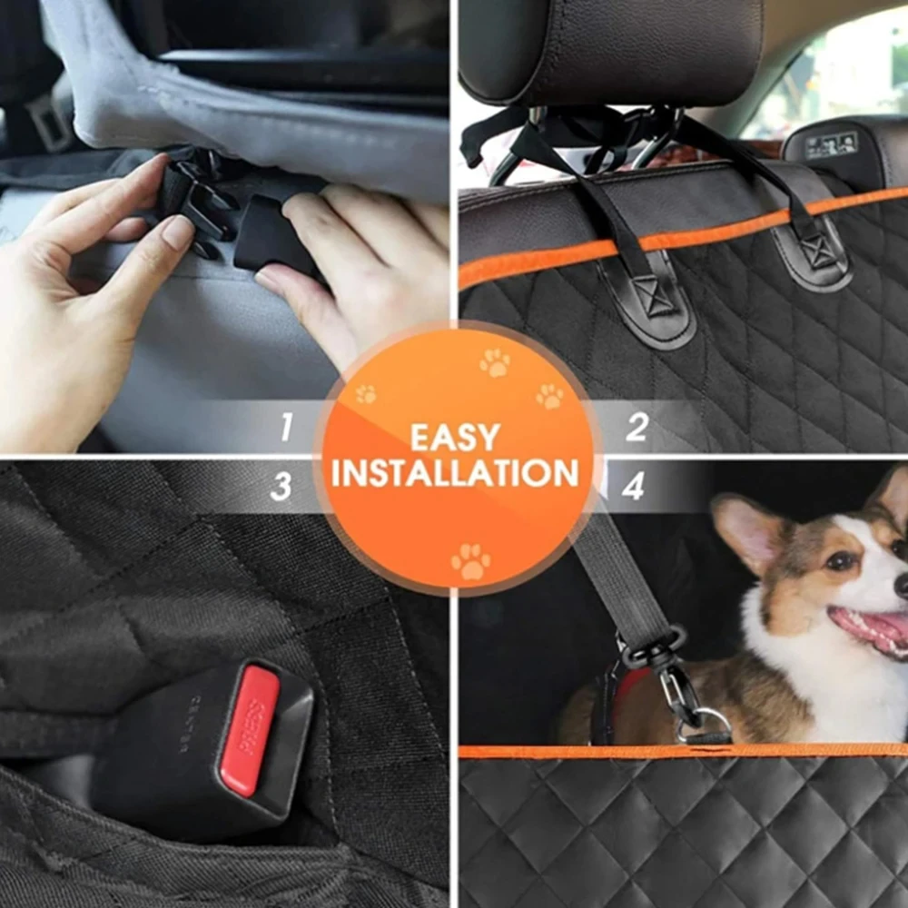 Capa de Carro para Cães à Prova D'Água com Abas Laterais - Imagem 2