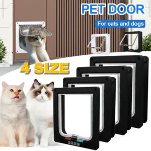 porta para gatos com trava de 4 vias