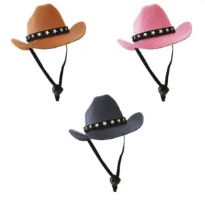 chapéu cowboy para cães e gatos pequenos