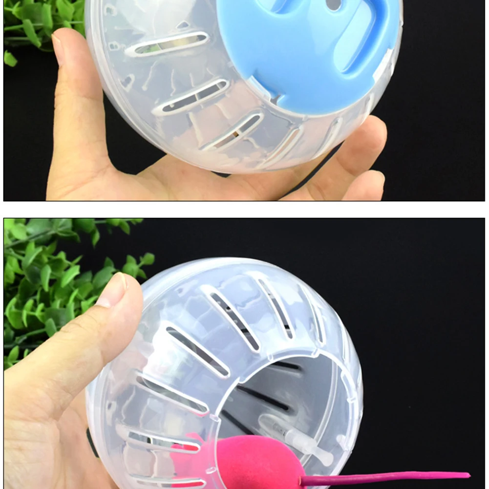 Bola de Exercício para Hamster e Roedores 10cm Plástico Lavável - Imagem 4