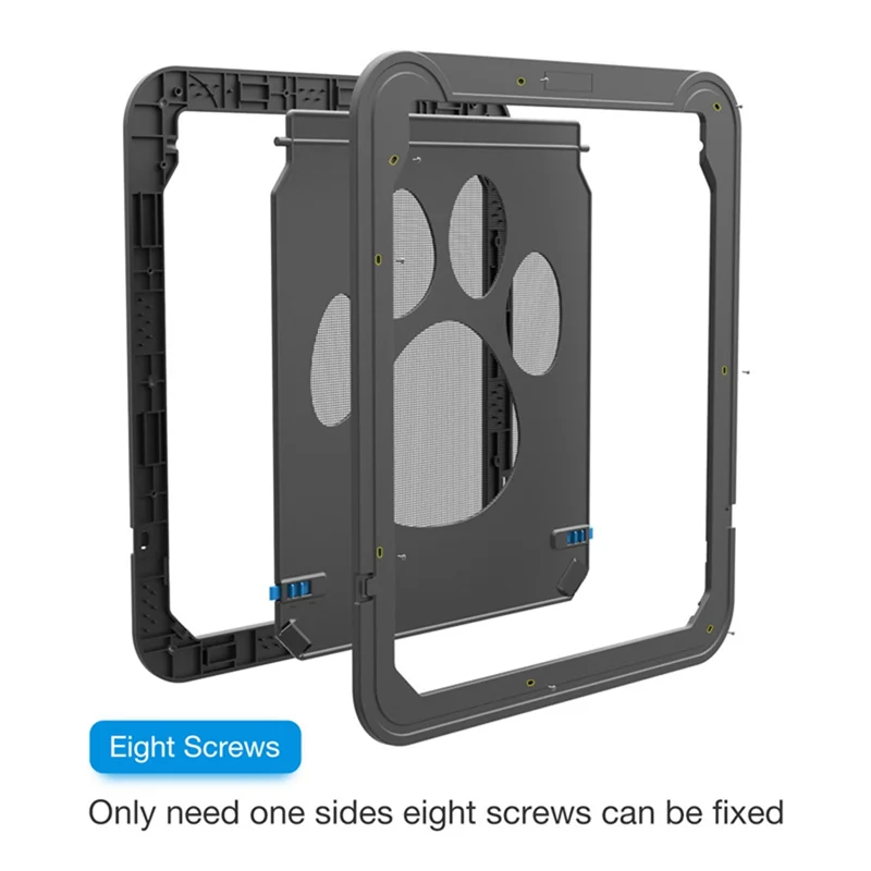 Porta para Gatos e Cães Pequenos de ABS com Fácil Instalação - Imagem 5