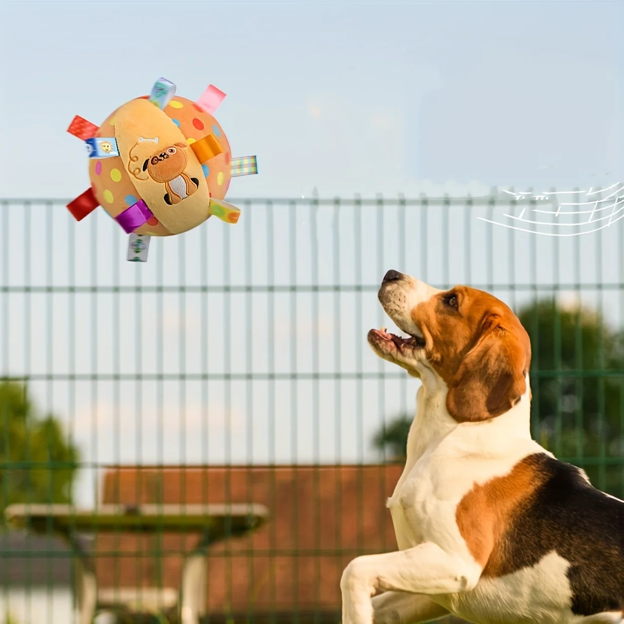 Brinquedo de Pelúcia Vocal para Cães com Sino para Mastigar - Imagem 3