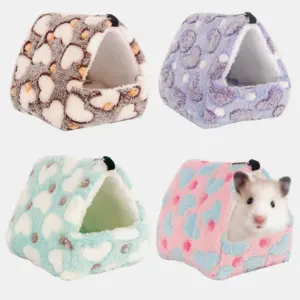 ninho de fleece para hamster
