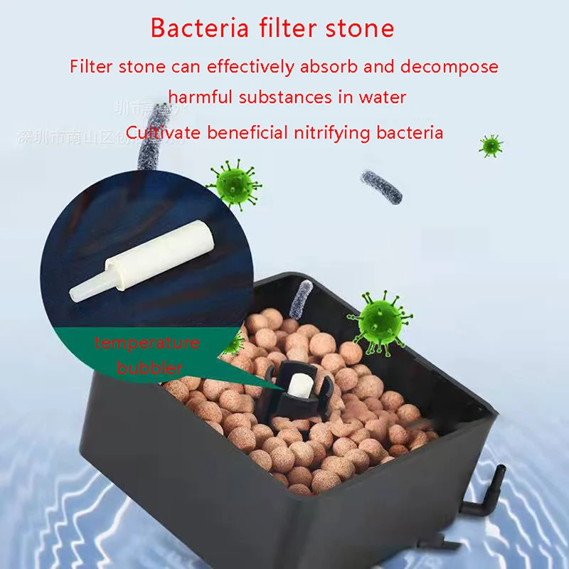 Filtro de Esponja Bioquímica para Aquário 6x10cm com Oxigenação - Imagem 3