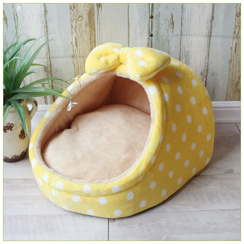 Cama Toca para Cães e Gatos de Pelúcia com Almofada Removível - Image 6