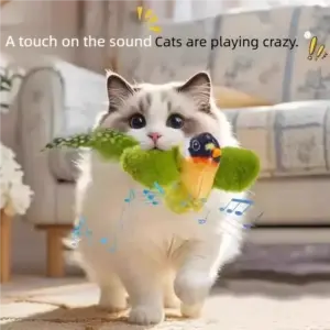 brinquedo de pássaro para gatos com som