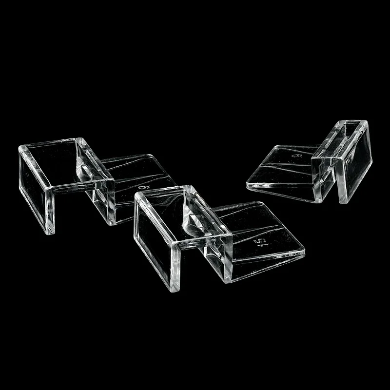 Clipe Acrílico Transparente para Aquário 5mm a 19mm com Fixação para Equipamentos - Imagem 3