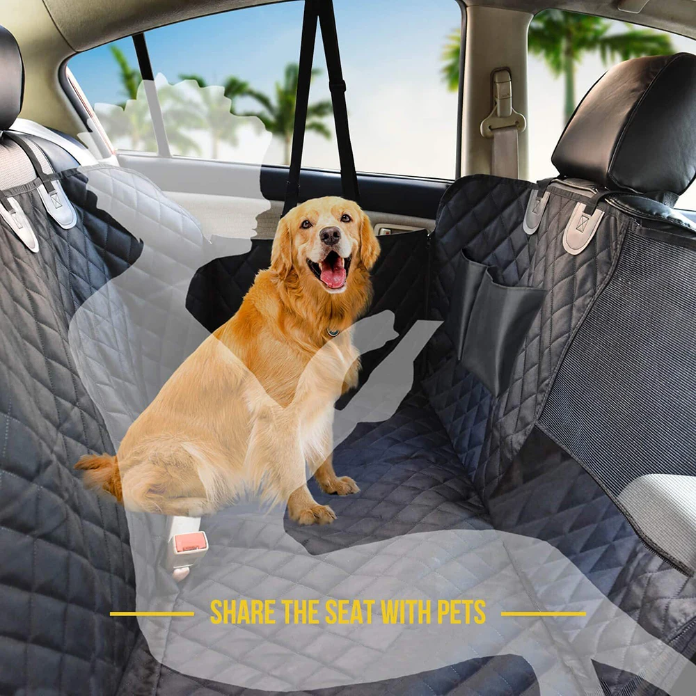 Capa de Assento para Cães com Janela de Malha e Abas Laterais - Imagem 2