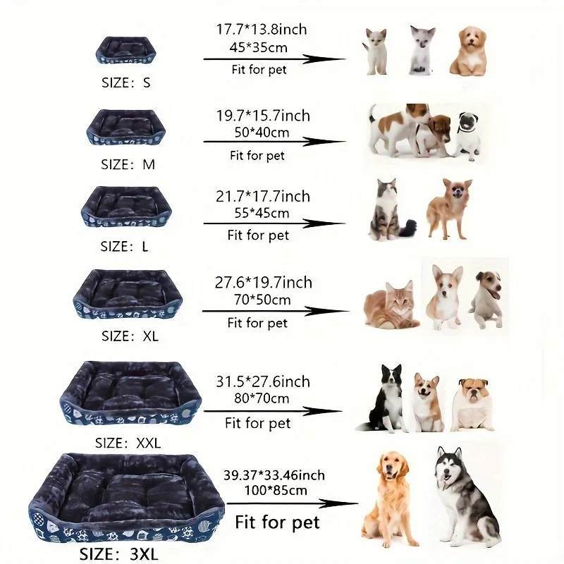 Cama Sofá para Cães e Gatos de Pelúcia Macia - Imagem 2
