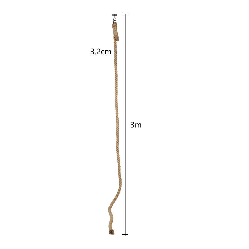 Corda de Escalada para Gatos de Juta com Gancho de 5 cm - Imagem 5