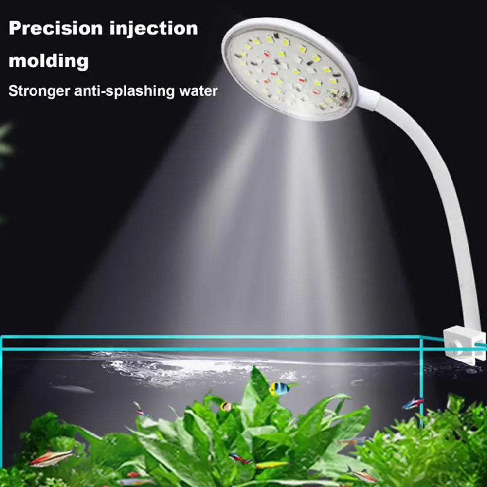 Luminária LED para Aquário USB 5W com Clipe e Ângulo Ajustável - Imagem 6