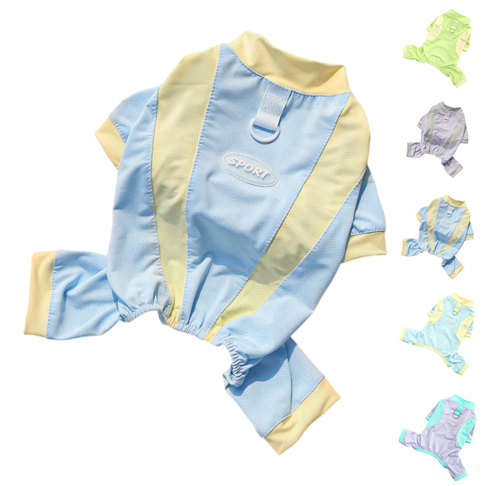 Roupa para Cães Pequenos de Poliéster com Proteção Solar - Imagem 2