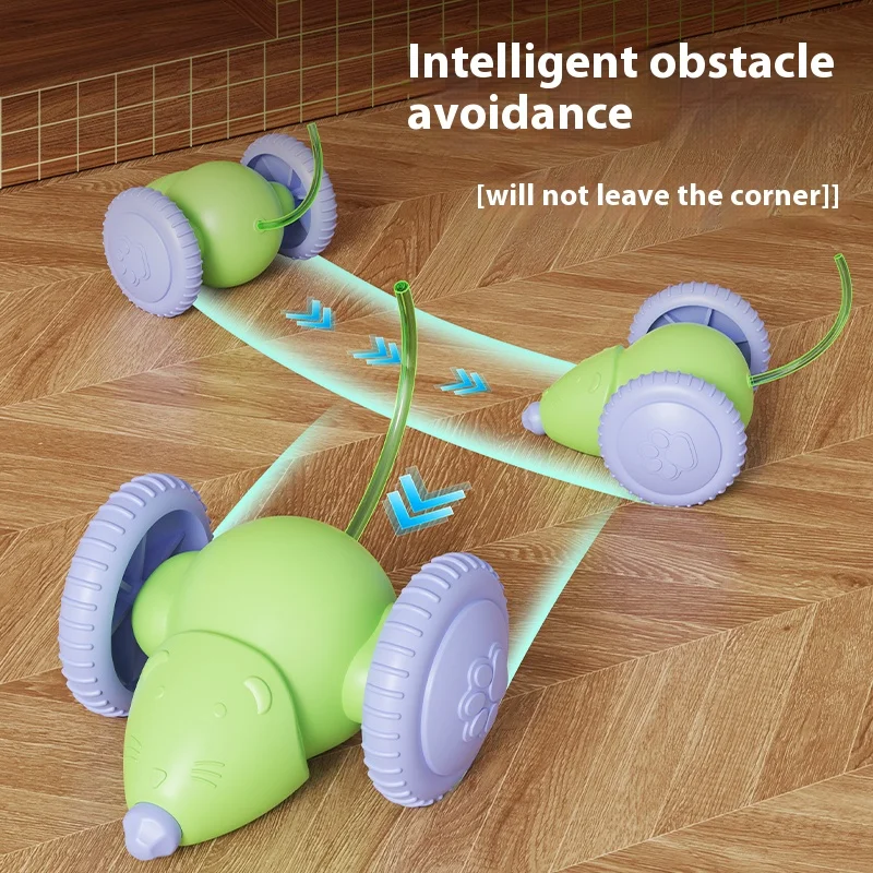 Brinquedo Interativo para Gatos Elétrico Recarregável USB Verde - Imagem 2