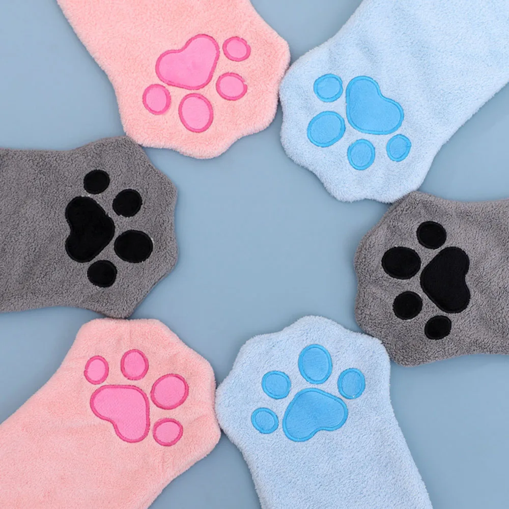 Luva de Toalha para Pets Absorvente de Secagem Rápida para Cães e Gatos - Imagem 4