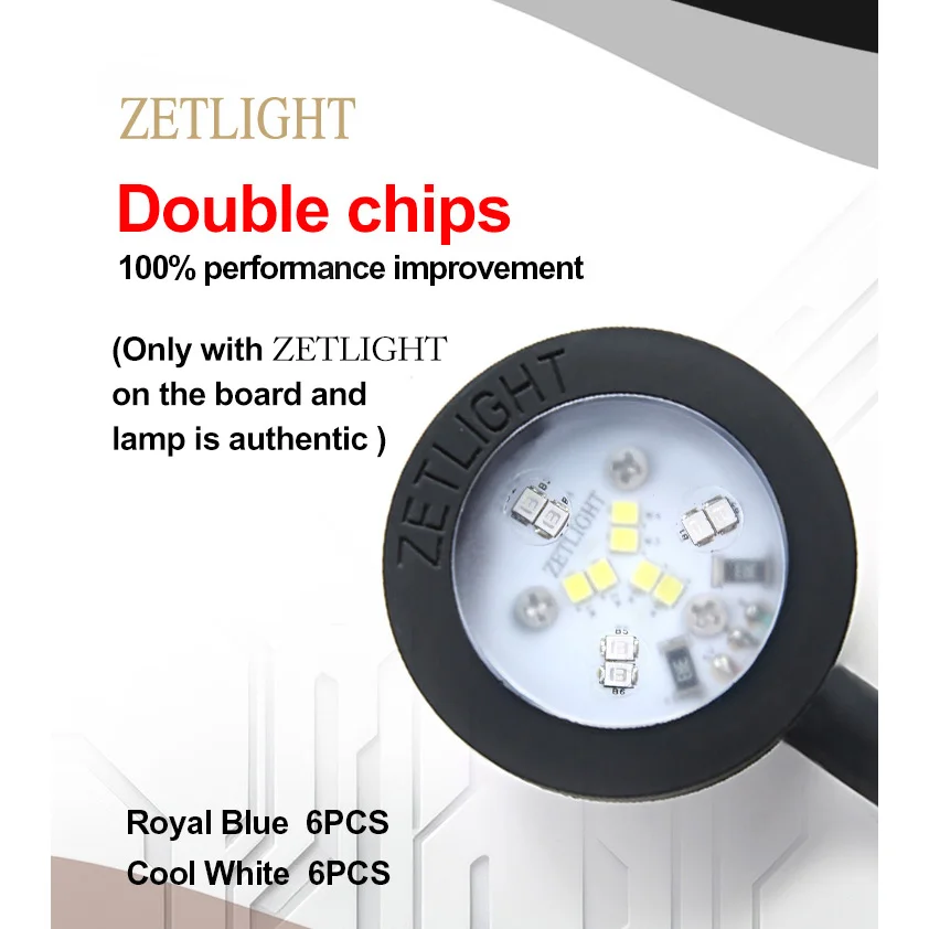 Lâmpada LED Zetlight M1 Pro para Aquário Nano com Espectro Completo - Image 3
