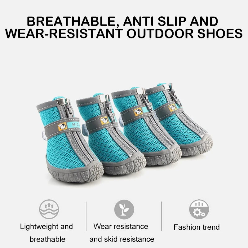 Sapatos para Cães Antiderrapantes de Pelúcia com Sola de Borracha - Imagem 5