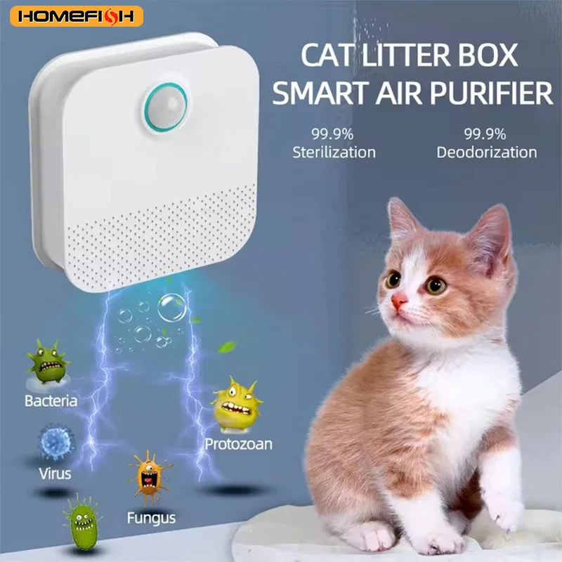 purificador de ar para caixa de areia de gato