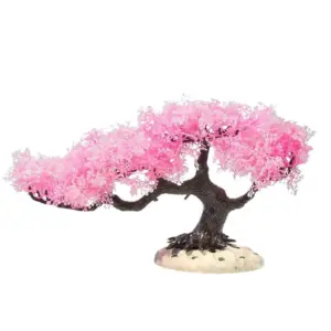 decoração de aquário árvore simulada