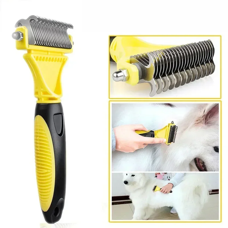 Escova Pet Dupla Face para Cães e Gatos de Grande Porte - Image 2