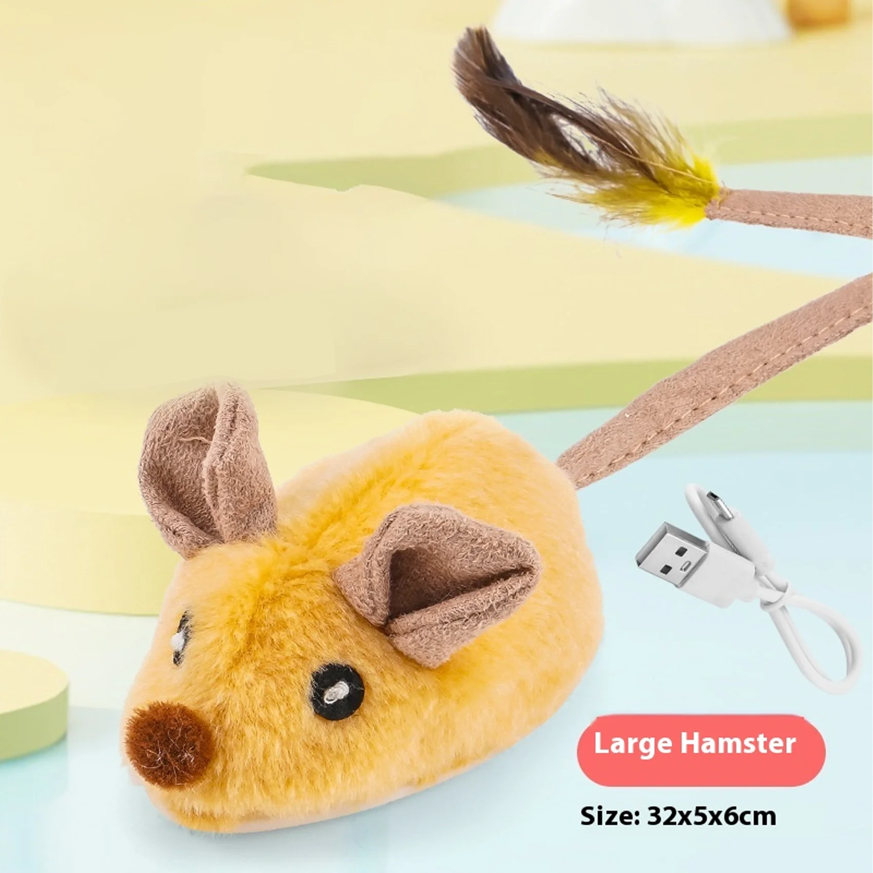 Brinquedo Rato para Gatos com Controle Remoto Interativo - Imagem 4
