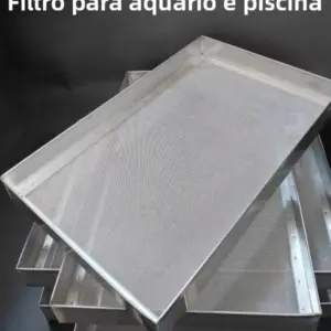 filtro de aquário em aço inoxidável