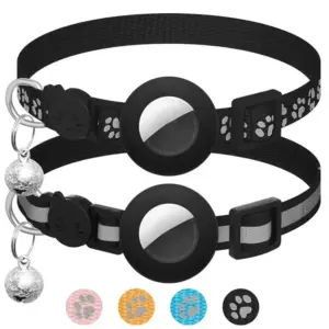 coleira para gato com suporte airtag