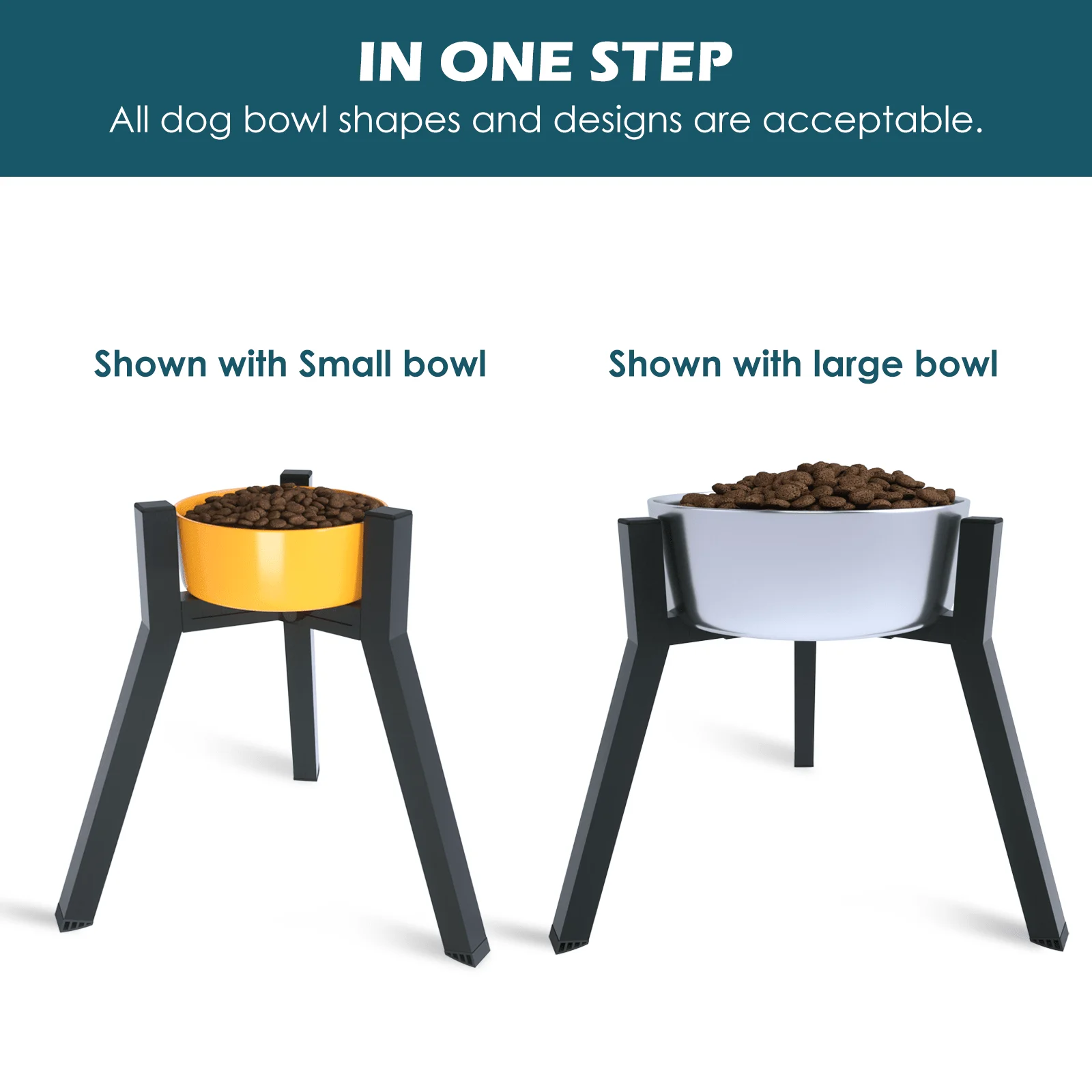 Suporte Ajustável para Tigela de Cães Grandes Dobrável para Viagem - Image 5
