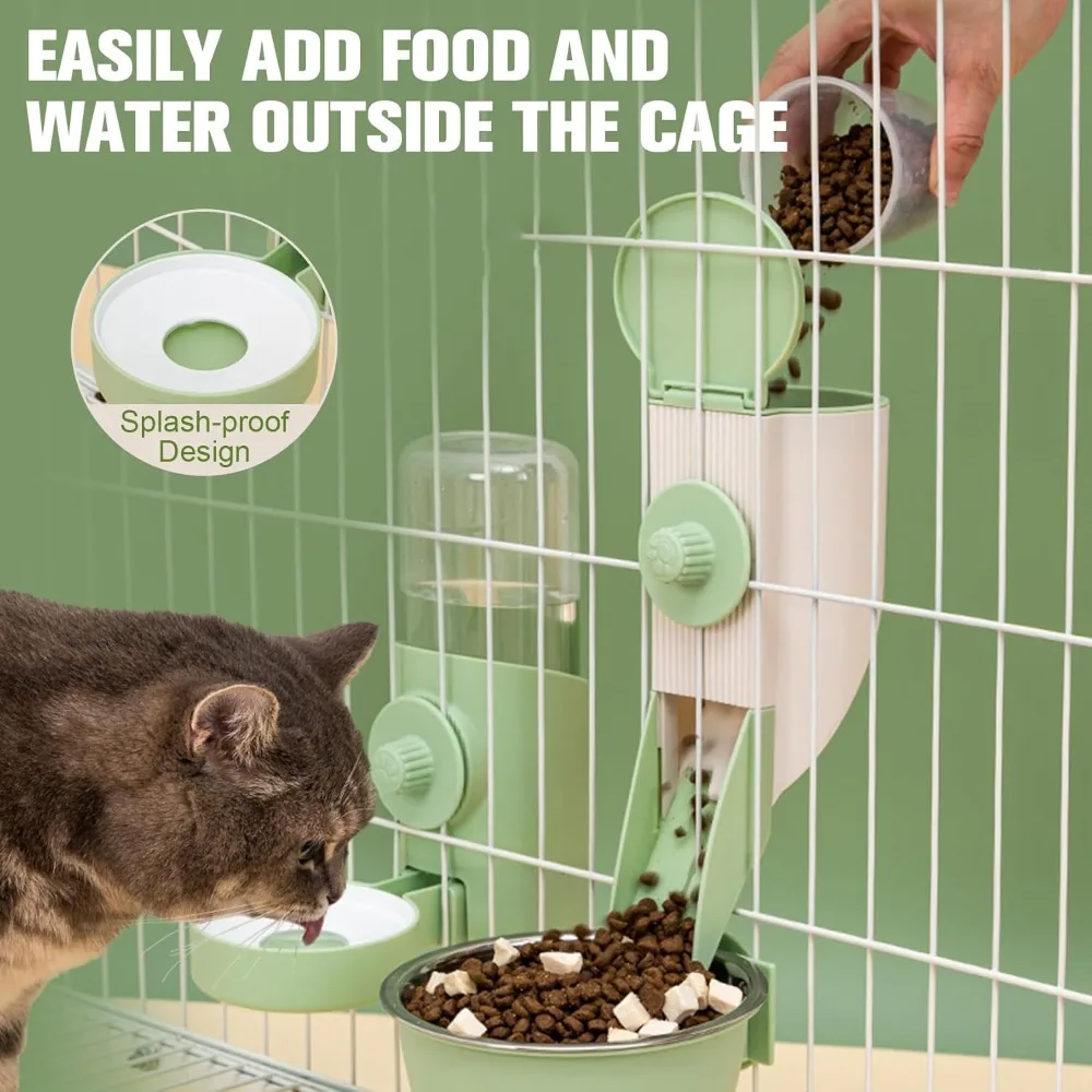 Alimentador Automático para Gatos com Tigela 30oz e Bebedouro 500ml - Imagem 6