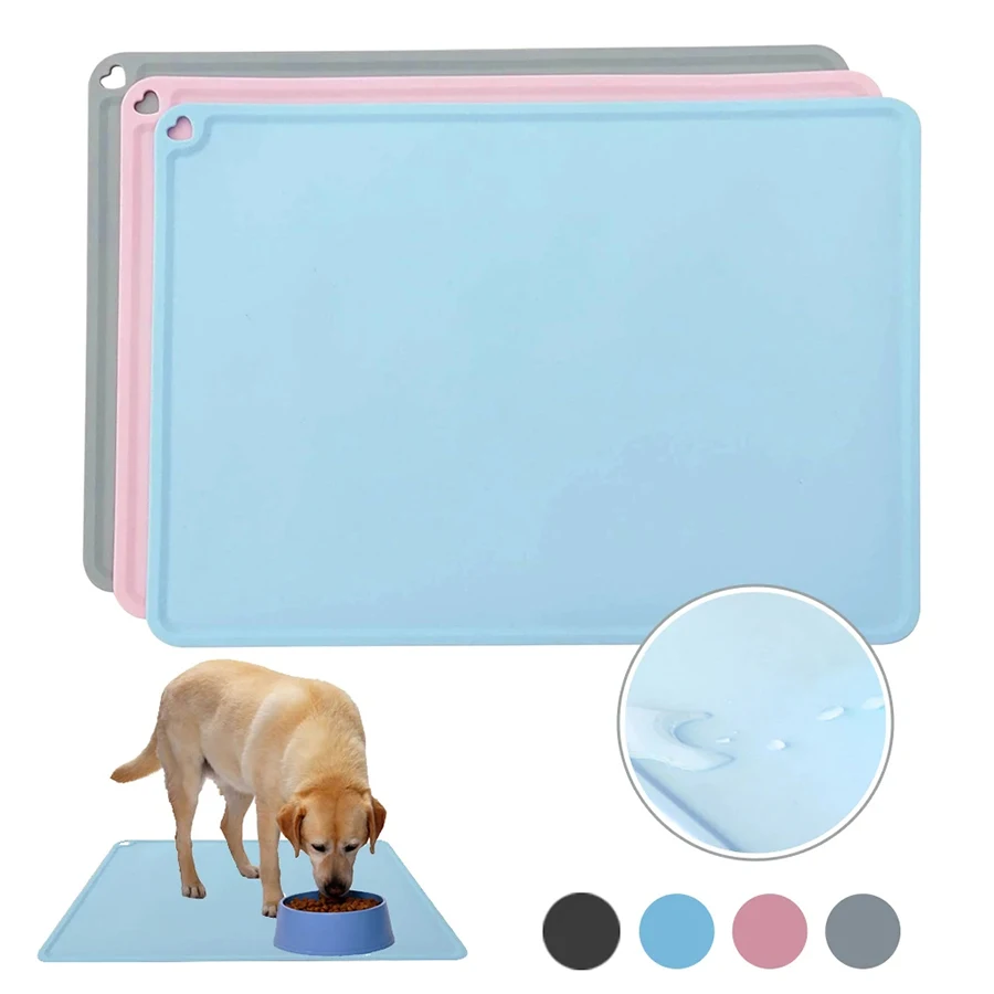 Tapete de Silicone para Comida de Pet Antiderrapante e Impermeável - Imagem 2
