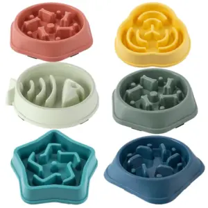 comedouro lento para cães e gatos