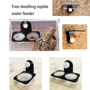 tigela para répteis com ventosa
