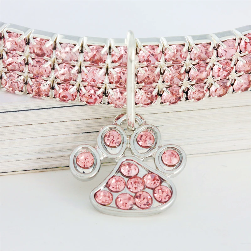 Colar para Gatos e Cães Pequenos de Strass Ajustável - Image 6