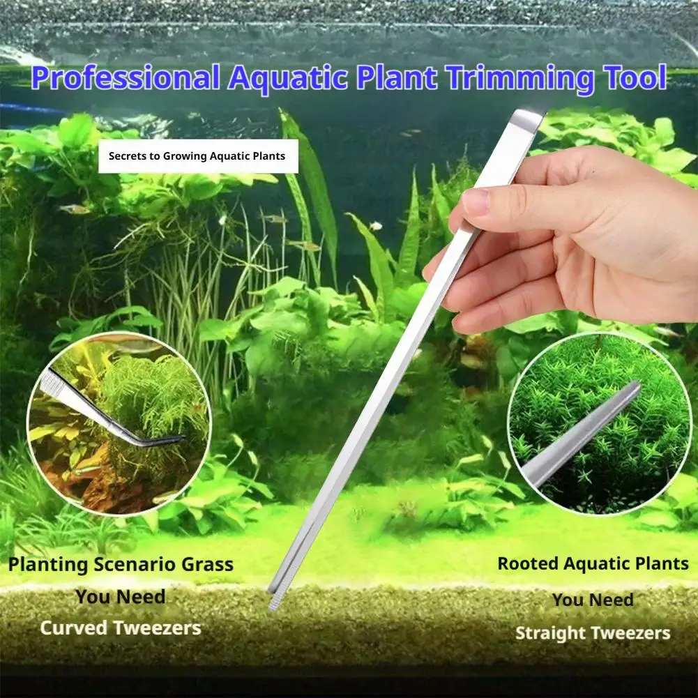 Pinça de Aquascaping para Aquário de 27 cm Aço Inoxidável - Image 3