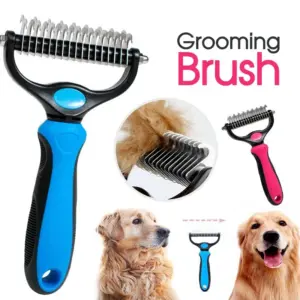 escova deshedding para cães e gatos