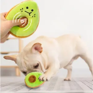brinquedo de pelúcia abacate kiwi para cães e gatos
