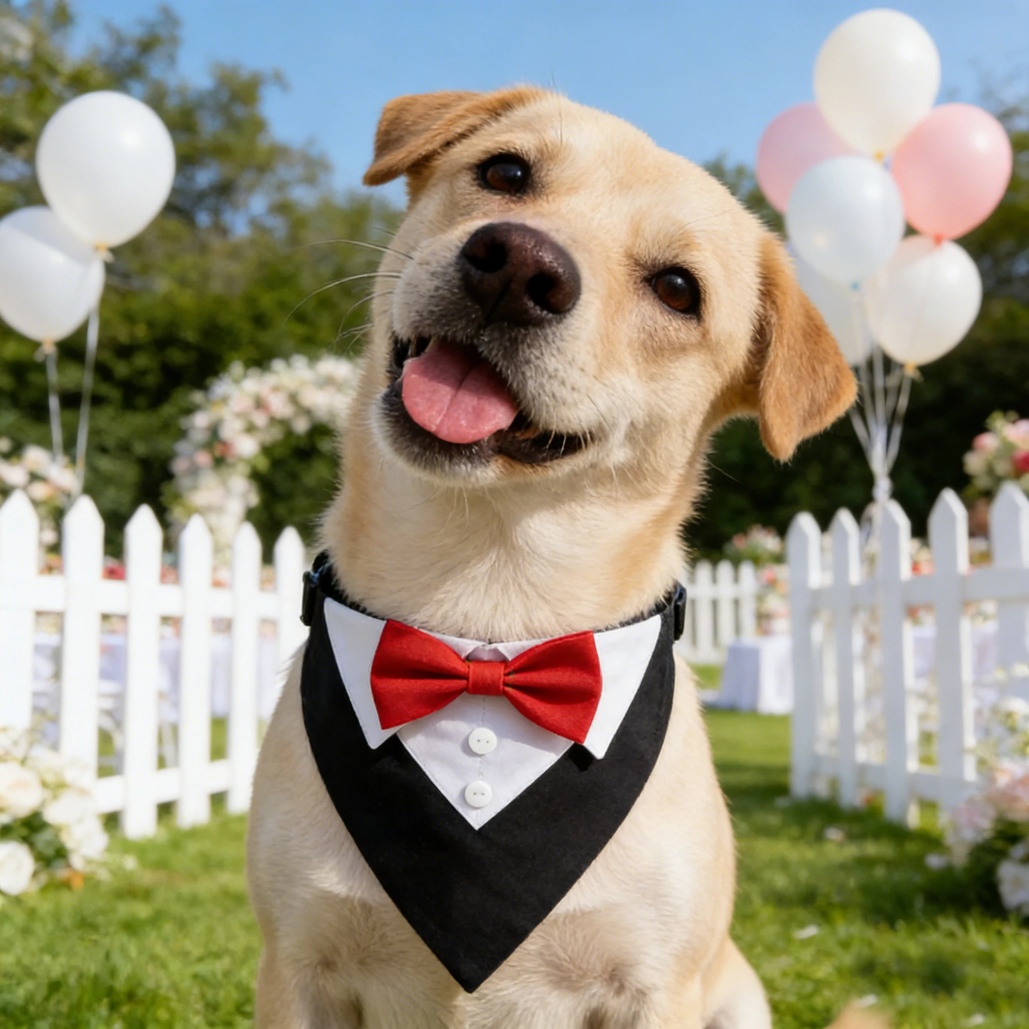 Gravata Borboleta para Cães e Gatos Ajustável para Festas - Imagem 6