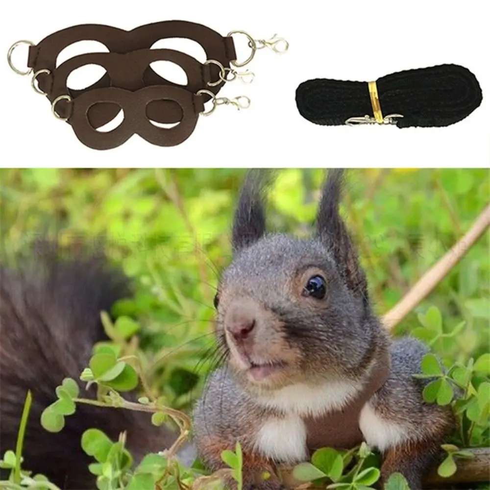 Coleira Peitoral para Hamster e Roedores de Couro PU Ajustável - Imagem 3