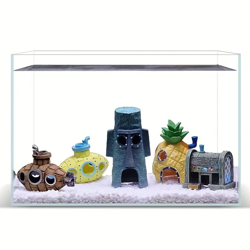 Ornamento para Aquário Abrigo Interno para Peixes e Camarões - Imagem 6