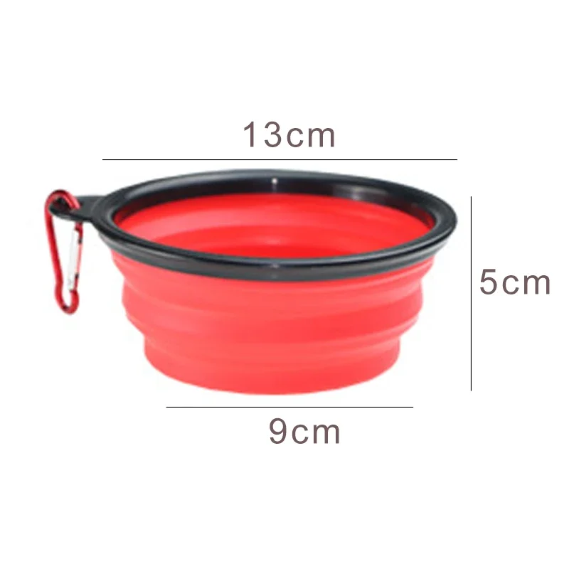 Tigela Dobrável para Cães de Silicone 350ml para Viagem Portátil - Image 6
