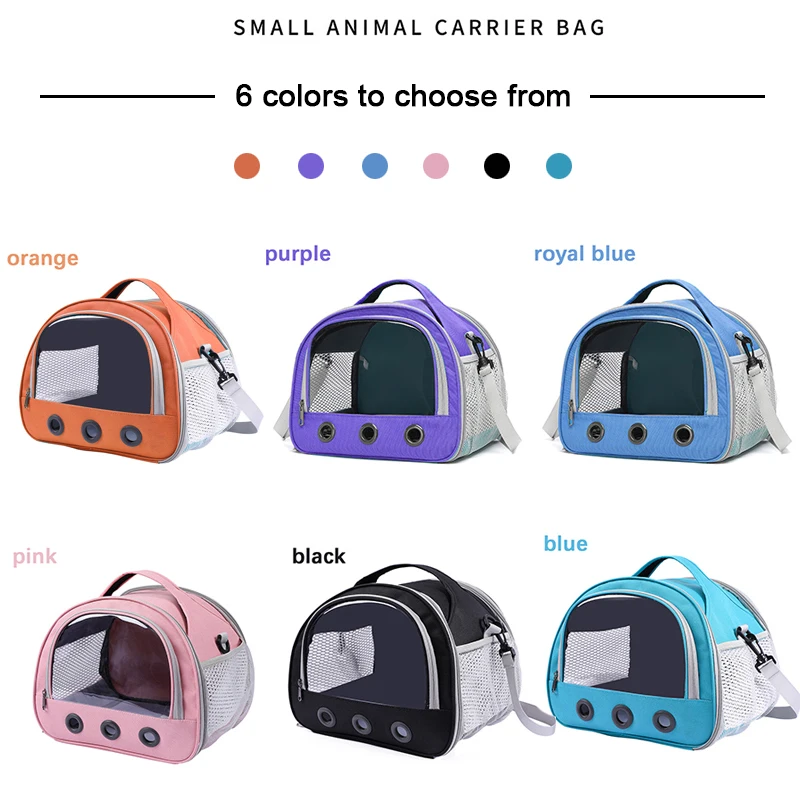 Mochila de Transporte para Pets Dobrável com Janela Bolha Transparente - Imagem 2