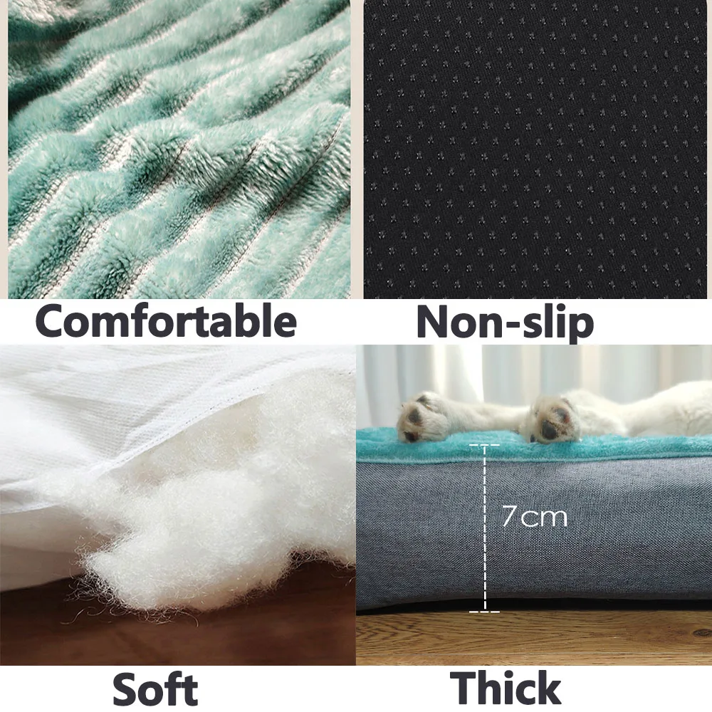 Cama para Gatos e Cães de Pelúcia Macia em Cores Variadas - Imagem 2