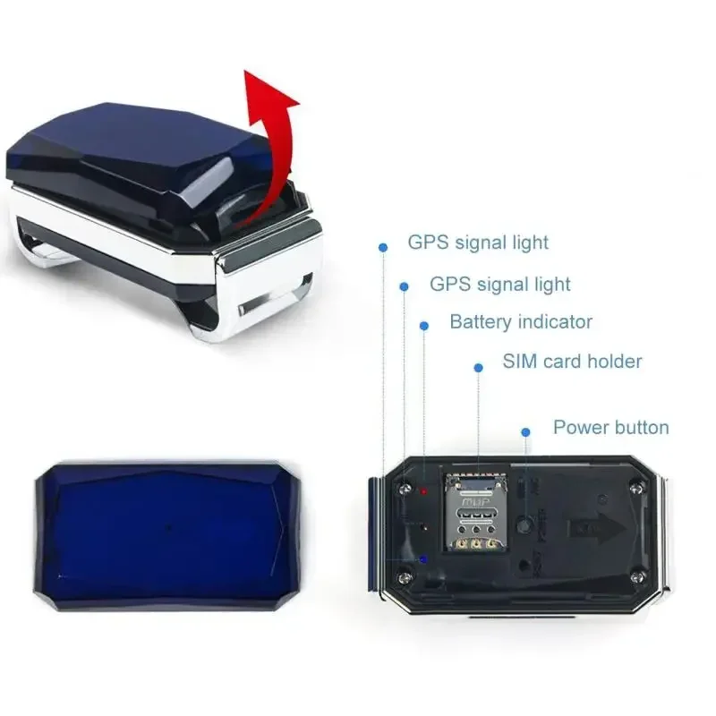 Coleira GPS para Cães e Gatos IP67 à Prova D'água com Cerca Eletrônica - Imagem 3