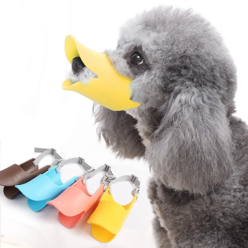 focinheira de silicone para cães ajustável